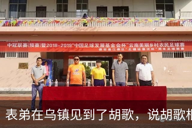 表弟在乌镇见到了胡歌，说胡歌根本不是电视上的那样